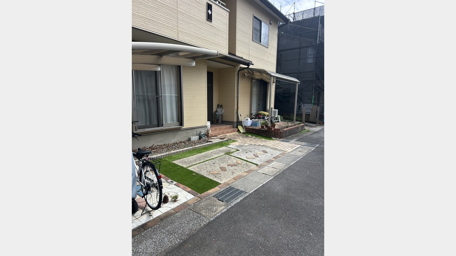 ウッドデッキと目隠しフェンスの解体工事