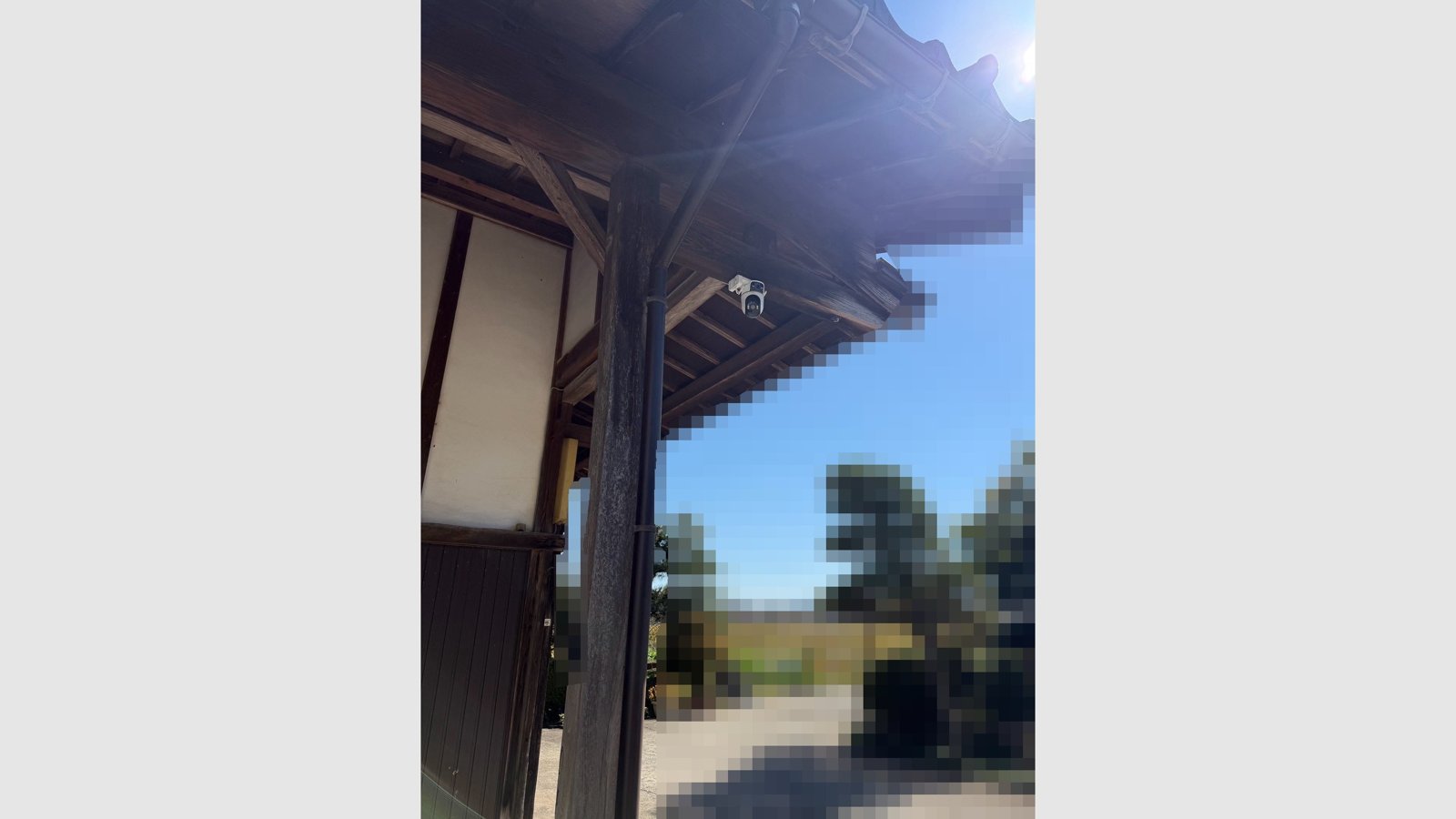 防犯カメラ5台の設置工事（分電盤からの電源配線）